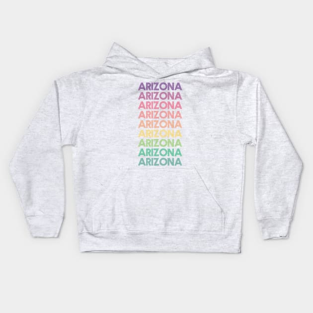 Arizona Kids Hoodie by RainbowAndJackson